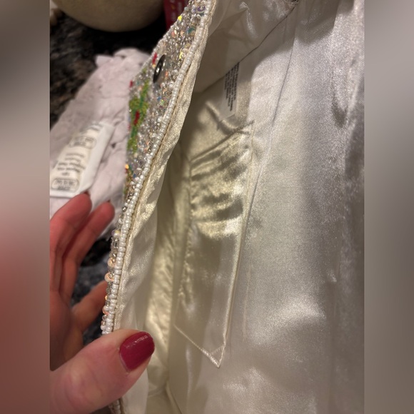 Handcrafted In India Viral TikTok Christmas Santa Beaded Bag Holiday RARE NWT - Picture 9 of 9